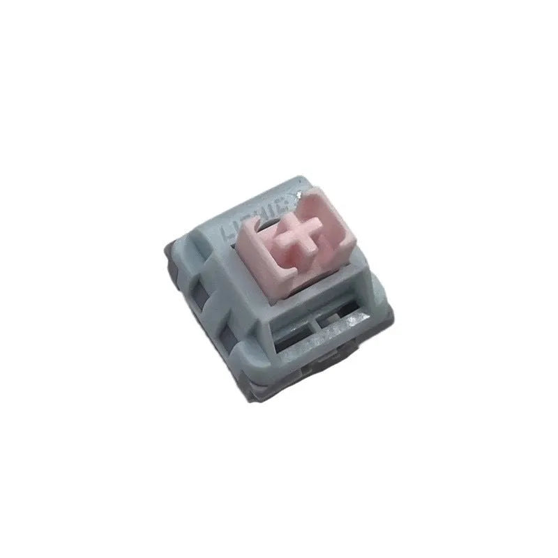 Dew axis-4 coloured mechanical keyboard linear switches with small window candle cutting shaft design