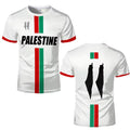 Men's black 3D printed football pattern t-shirt with short sleeves and street fashion styling