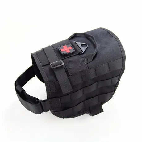 Peitoral Tactical Pet Brasil Vip dog harness in army green, size L, 1000d nylon fabric and nylon webbing with Saigang buckle