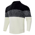 Men's long-sleeved knitted pullover sweater for autumn and winter in multiple sizes and styles.