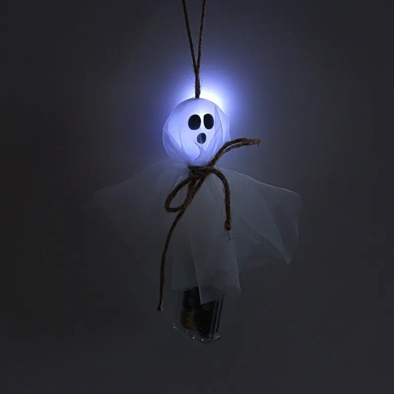 Halloween ghost festival LED lighting chain with 20 colourful beads for venue decoration