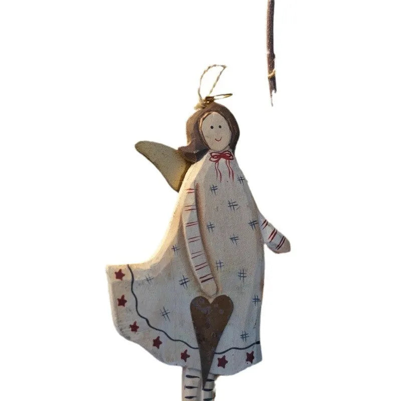 Hand-painted wooden door pendant showing love heart and XINGX letters design options.