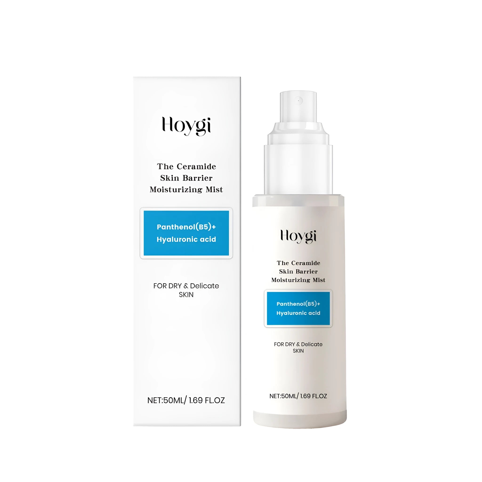 50ml hyaluronic acid moisturizing isolation spray with ceramide and panthenol for daily hydration