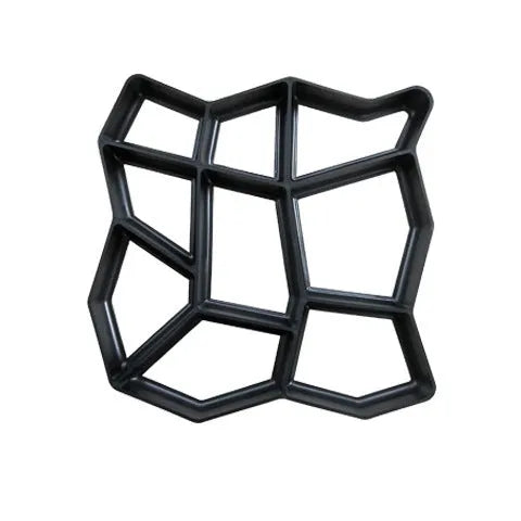 Plastic paving mould for DIY concrete garden path, available in multiple sizes and styles