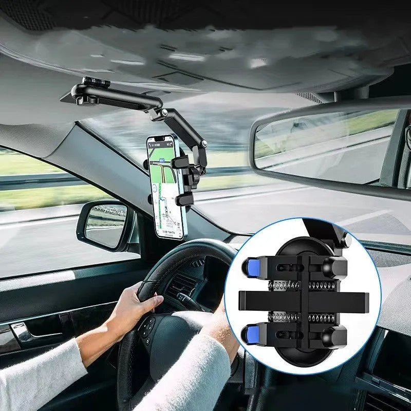 Black or green car mount sun visor with buckle installation for side window glare protection.