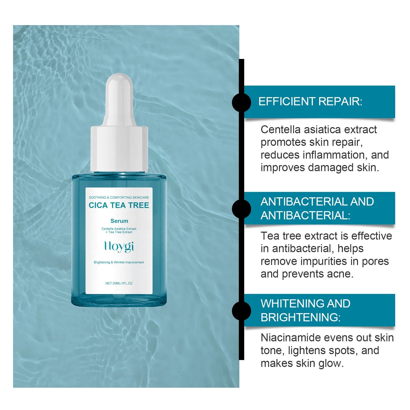 30ml bottle of Centella Asiatica Firming Care Solution for skin hydration