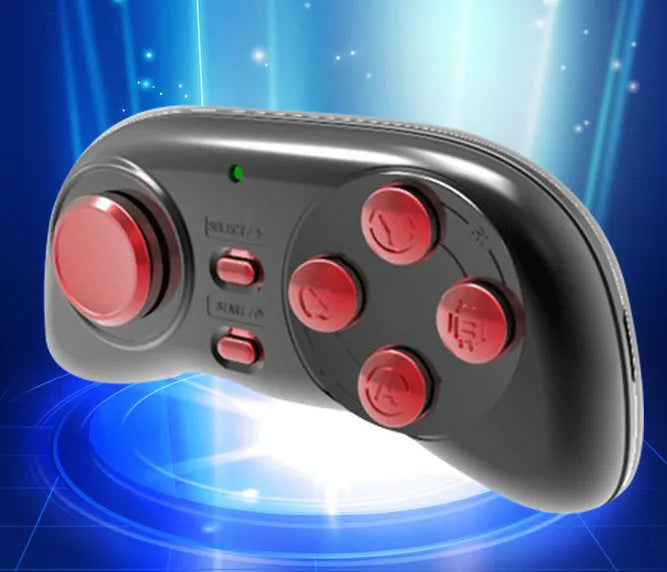 608 Mini Bluetooth Smart Gamepad portable mobile controller in black plastic with buttons