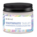 62-piece portable toothpaste tablets in TP19 solid formulation for travel oral hygiene