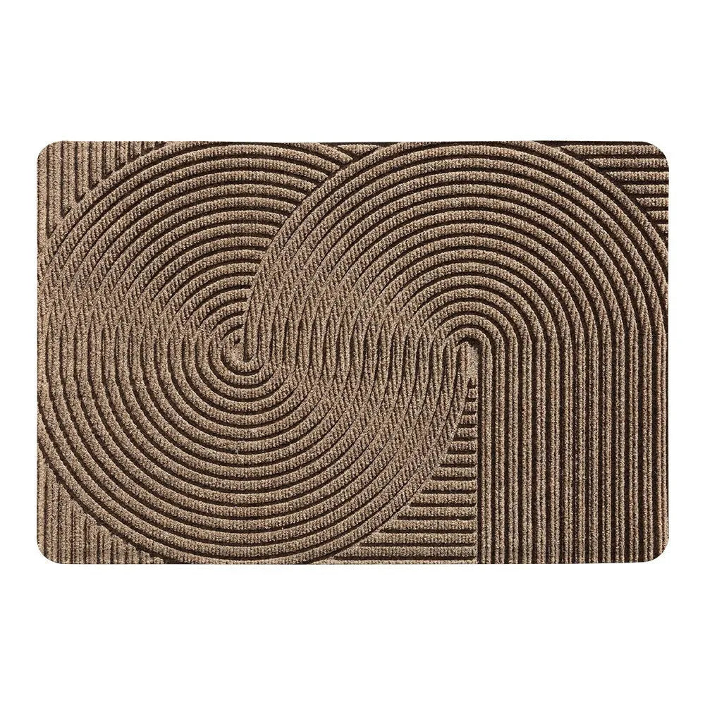 Alien-shaped cartoon anime pattern floor mat in diatomite, shown in blue, measuring 60 by 90 cm.