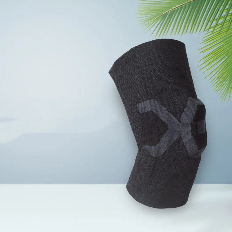 Men's silicone knee pads for athletic protection in multiple colour options