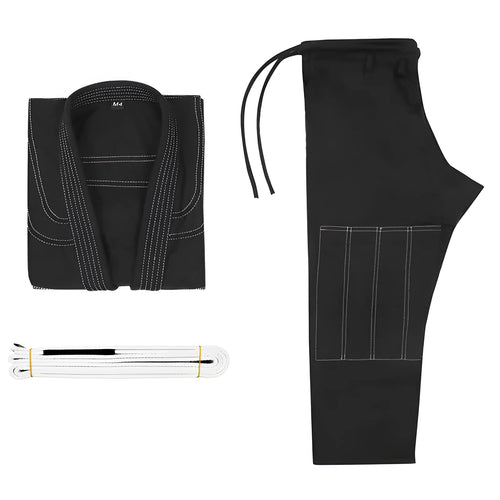 Brazilian Jiu-jitsu gi in cotton blend fabric showing Rose Red colour option with complete top and trousers