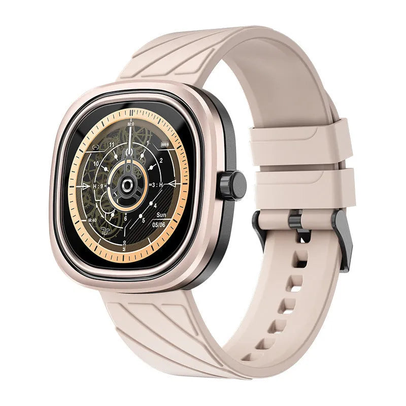Bluetooth smart bracelet sports watch with 1.32-inch colour touchscreen and silicone wristband