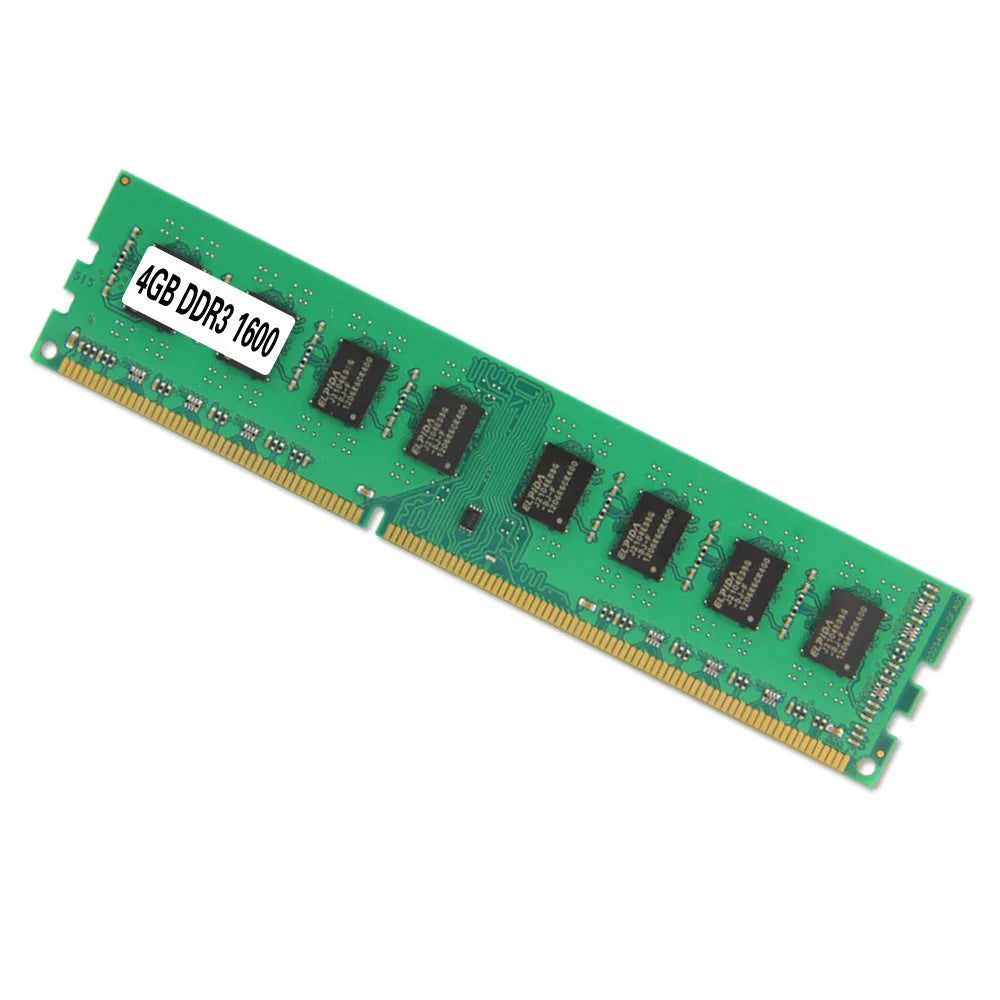 Desktop DDR3 4GB 1600MHz memory module for AMD-compatible systems