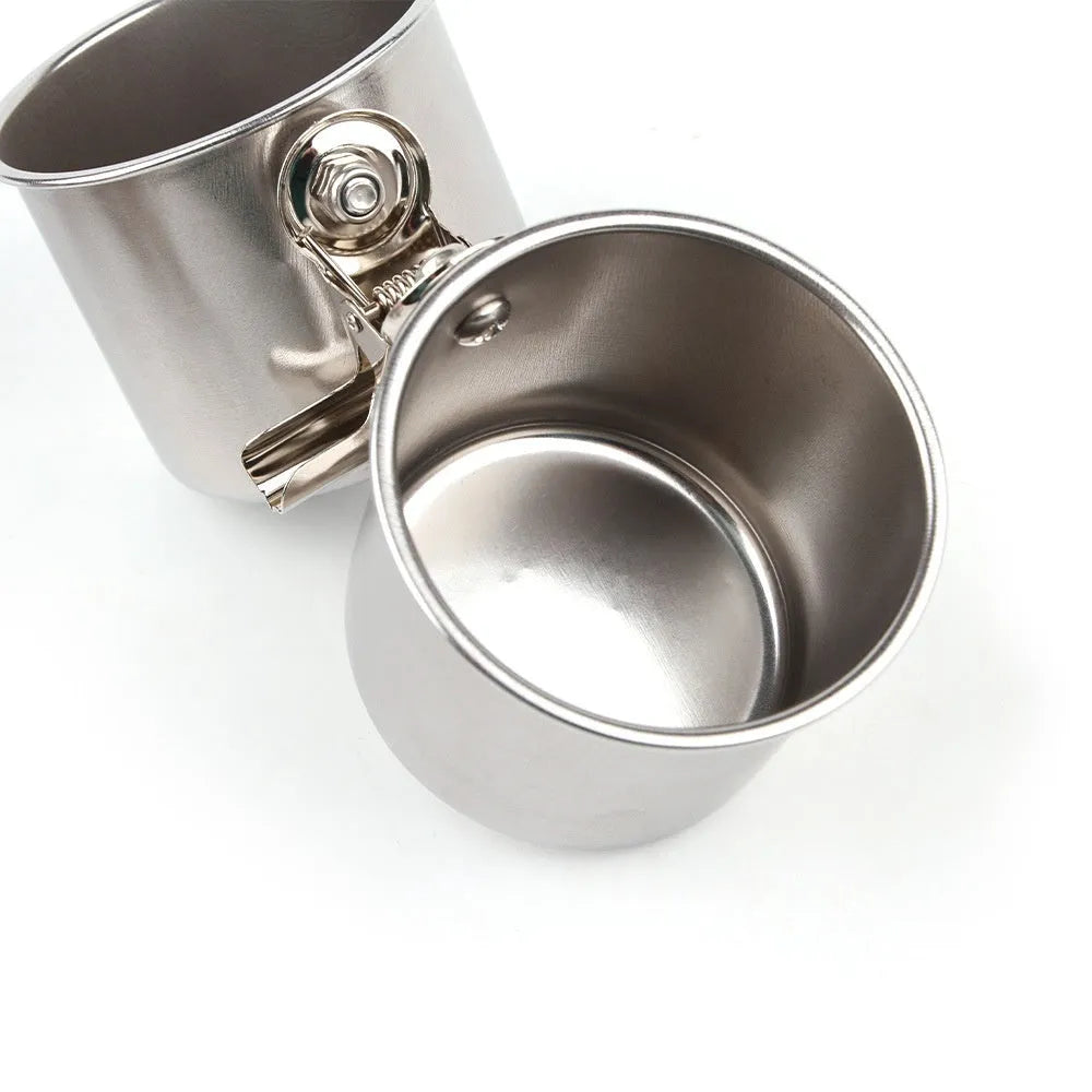 Stainless steel outdoor birdcage feeder in natural colour, shown in three size options.