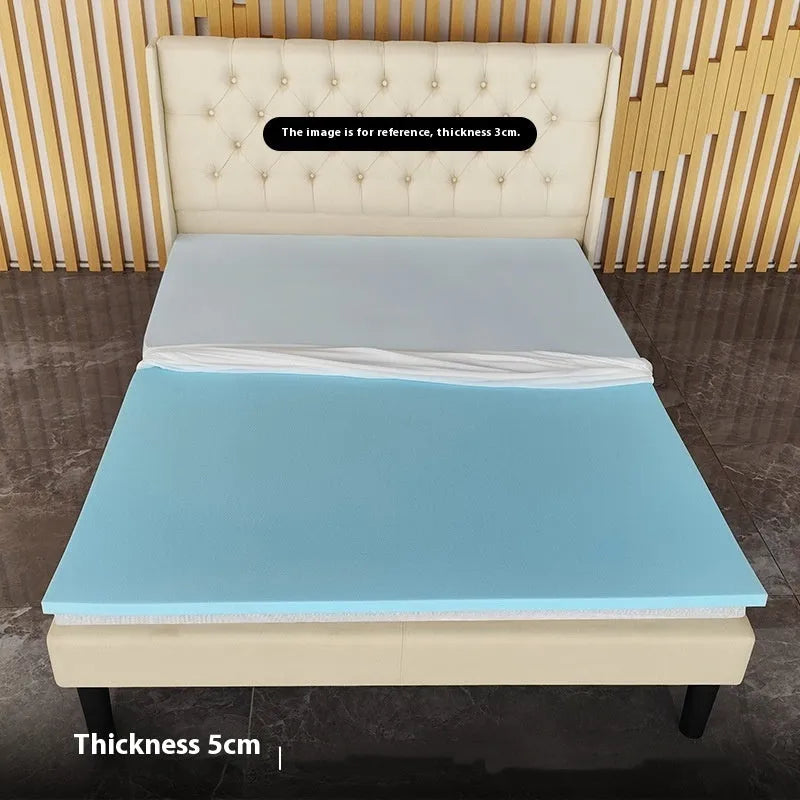 Gel memory cotton tatami mattress with regenerated cellulose fabric in multiple sizes