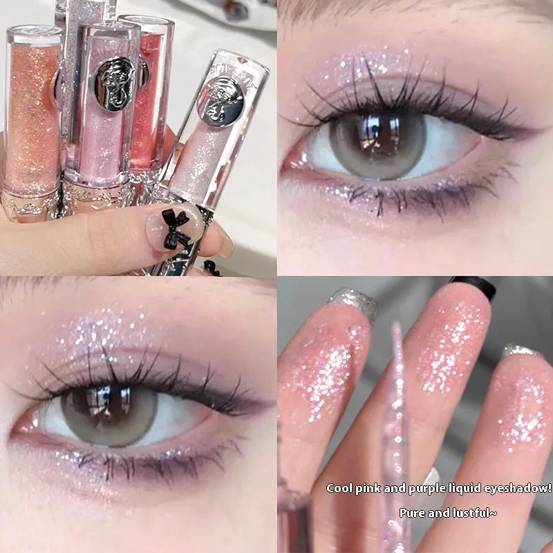 Ballet liquid eye shadow collection showing five colour options for universal skin types