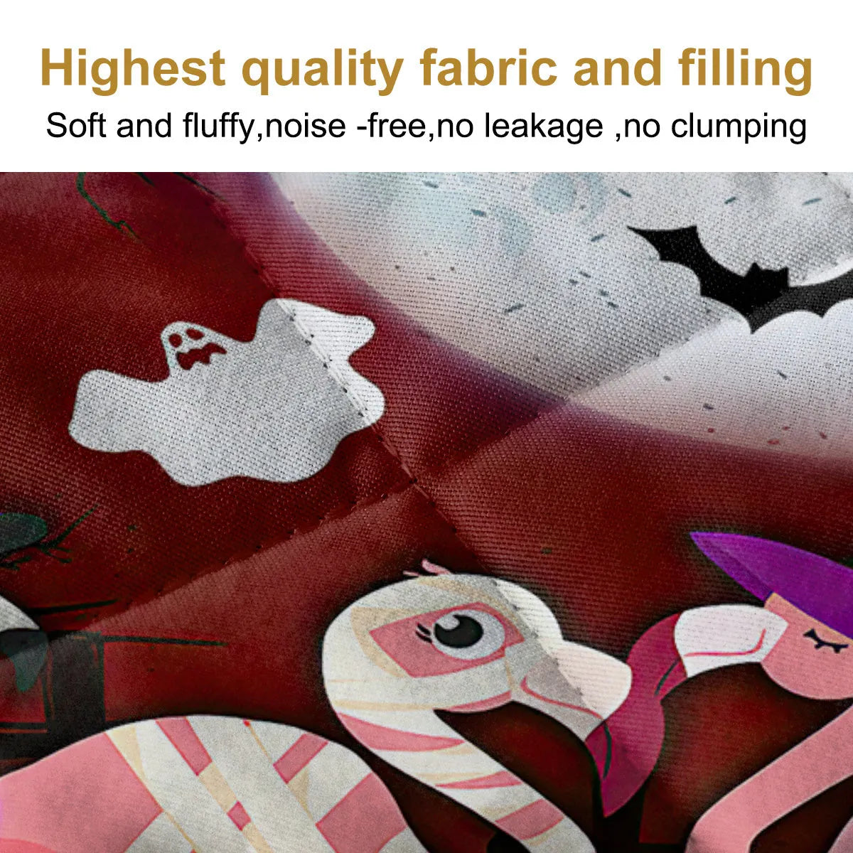 3 piece flamingo patterned bedding set with quilt and pillow shams in purple, microfiber polyester