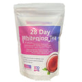 Assortment of herbal tea bags for a 28-day slimming and detox programme