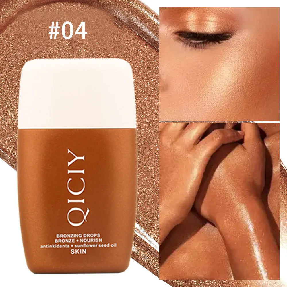 30ml contour liquid cream bottle for face and body brightening with four colour options