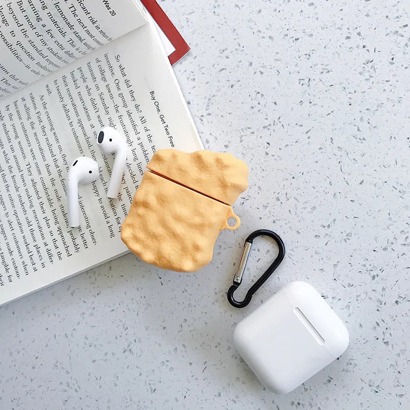 Cartoon animal design silicone case for AirPods 1 and 2 generation in multiple colours