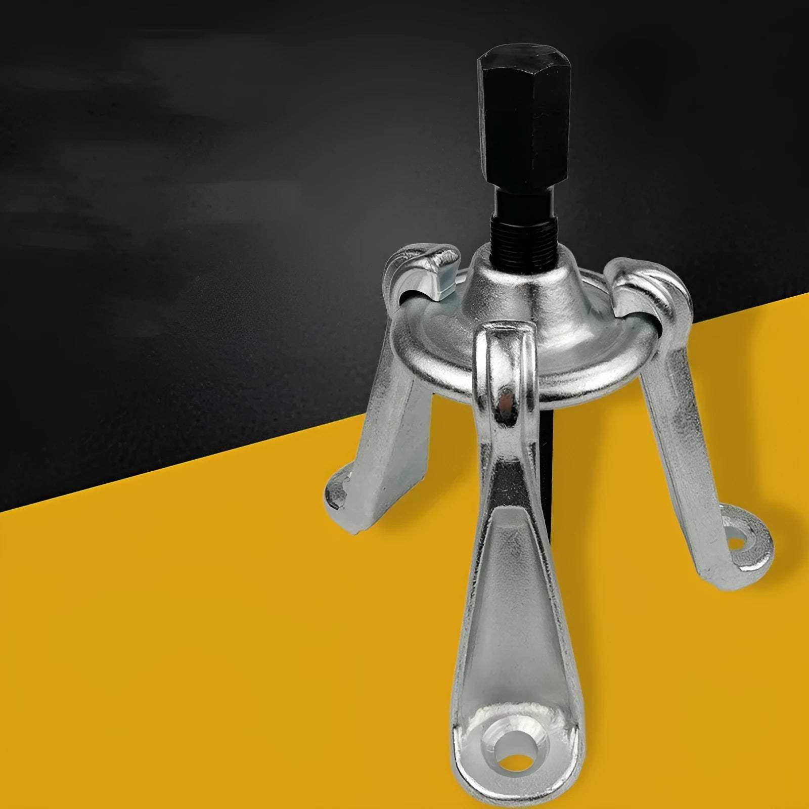 Chrome vanadium steel hub puller tool for electric tricycle and motorcycle brake drum removal.