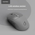 Mute wireless Bluetooth mouse in matcha green colour showing five-button design and compact ergonomic shape