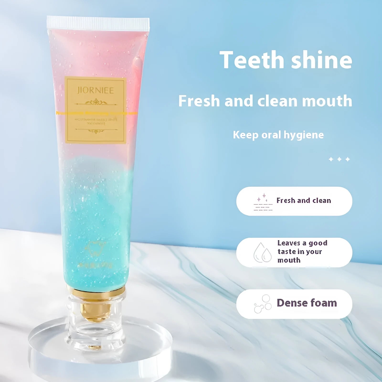 Diouni Nicotinamide Dazzling White Toothpaste 100g tube for adult teeth cleaning and whitening