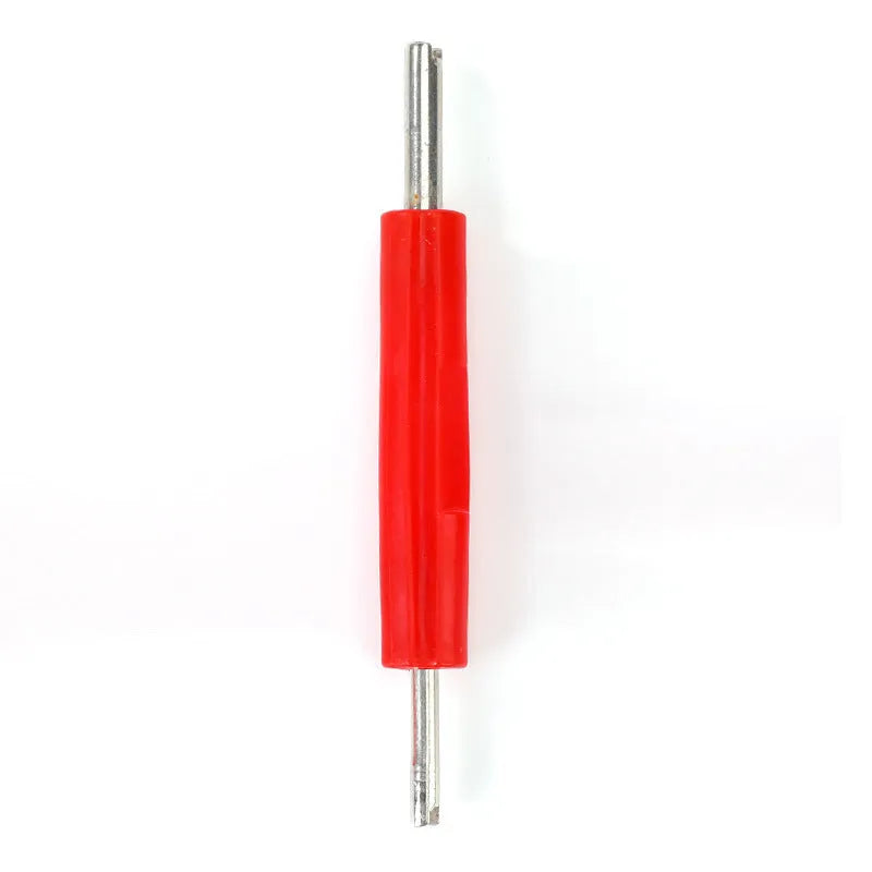 Aluminium alloy single-head twist valve wrench shown in one of three available colour styles.