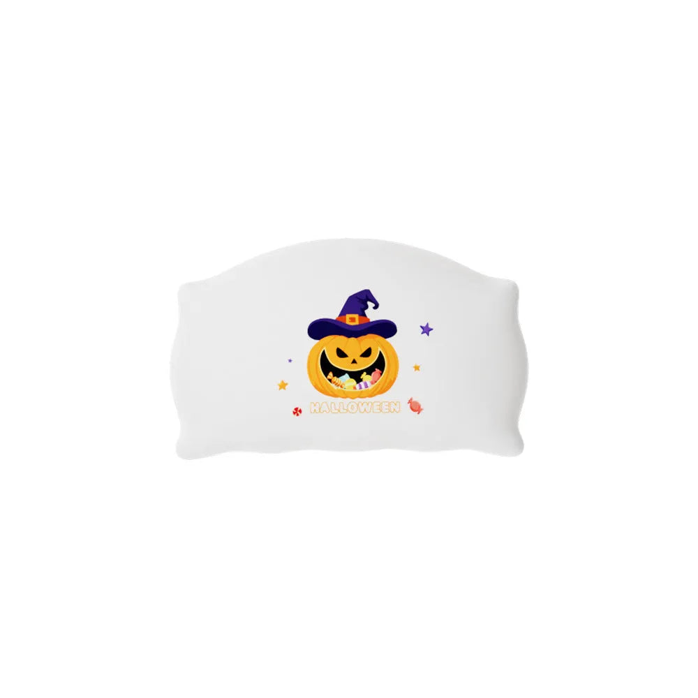 Cartoon Halloween doll table lamp in Magic Ghost or Pumpkin Ghost design, showing warm LED light and compact size.