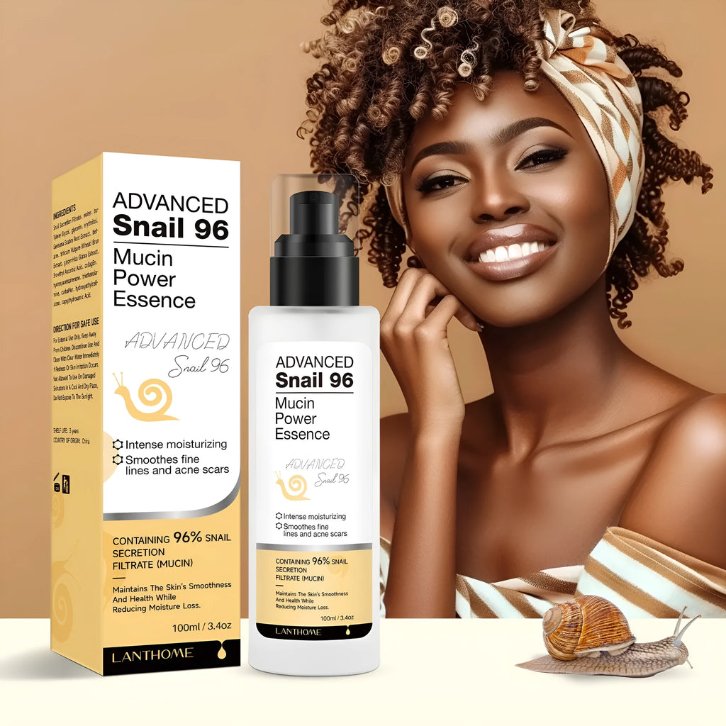 Snail Snail Serum moisturising facial essence liquid in 100ml container for universal skin types