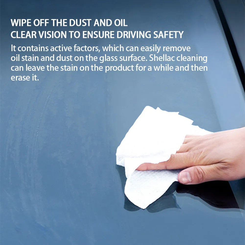 Glass oil film remover cleaning paste bottle in choice of 50ml, 100ml or 200ml sizes for car and window decontamination.