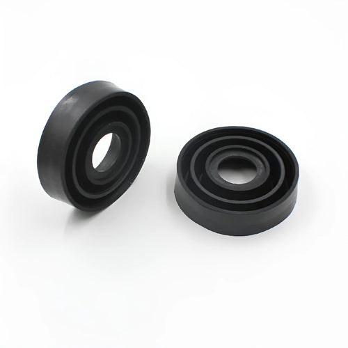 Silicone car headlight dust cover showing closed and open style options for vehicle protection
