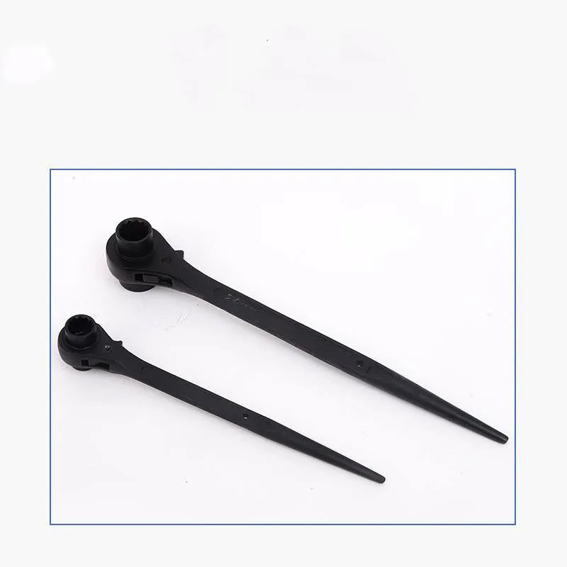 22-24mm plum pointed tail ratchet wrench made from high carbon steel