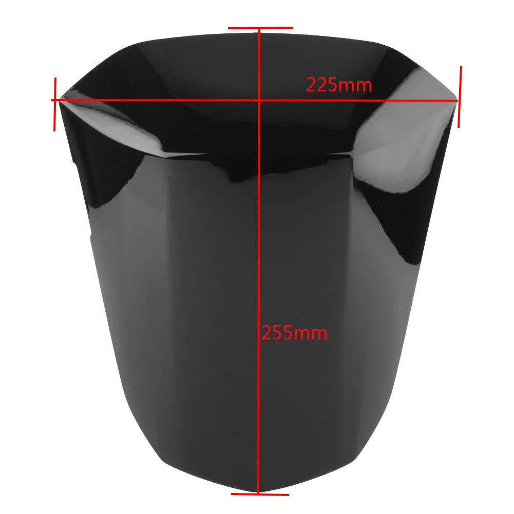 GSXR1000 motorcycle rear cowl seat cover in ABS plastic showing streamlined design and colour options