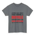 Grey cotton women's short sleeve T-shirt with printed pattern design, shown as a pullover top