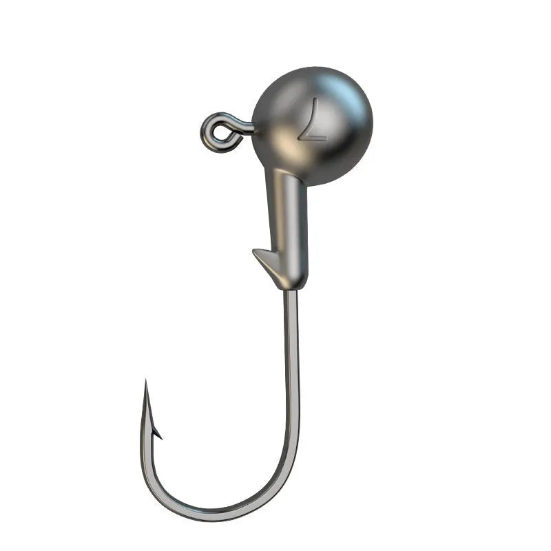 Enhanced jig hooks fishing tackle set with 50 pieces showing 4 times stronger construction in 7G size
