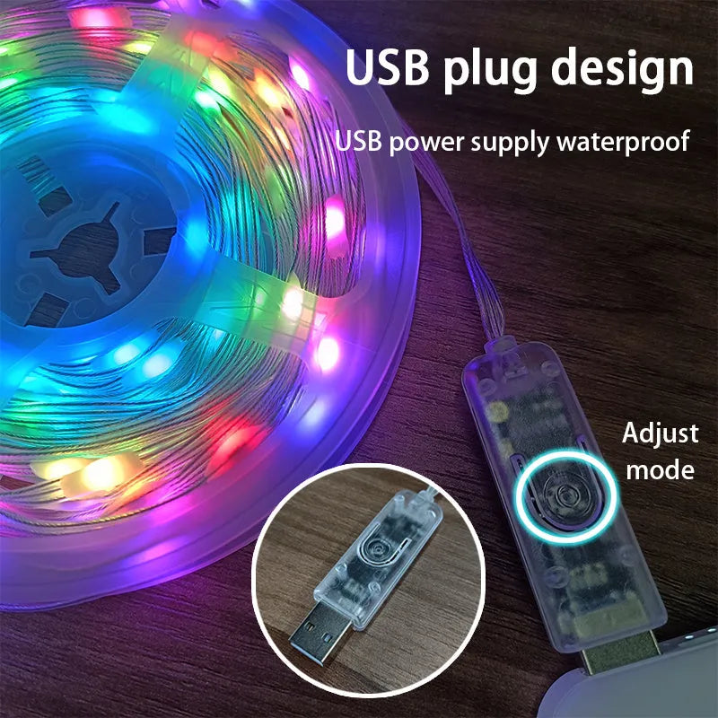 10 metre LED light string with 100 multi-colour bulbs for festival party decorations