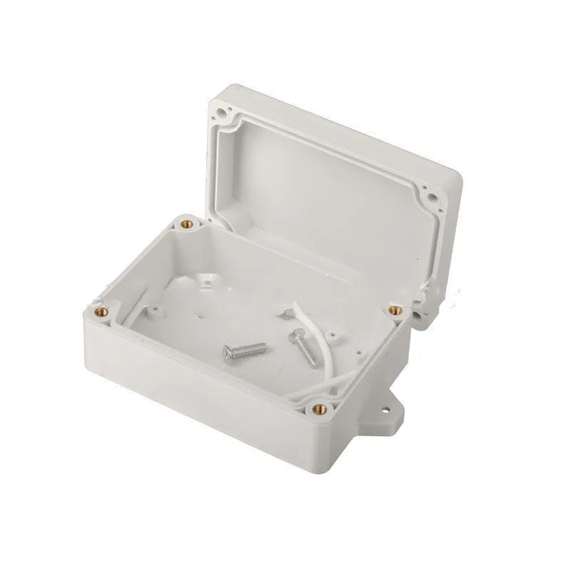 F4B-1 model black ABS plastic waterproof instrument enclosure, 100mm by 68mm by 40mm.