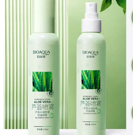 150ml fine nebulised moisturising toner spray bottle for the face.