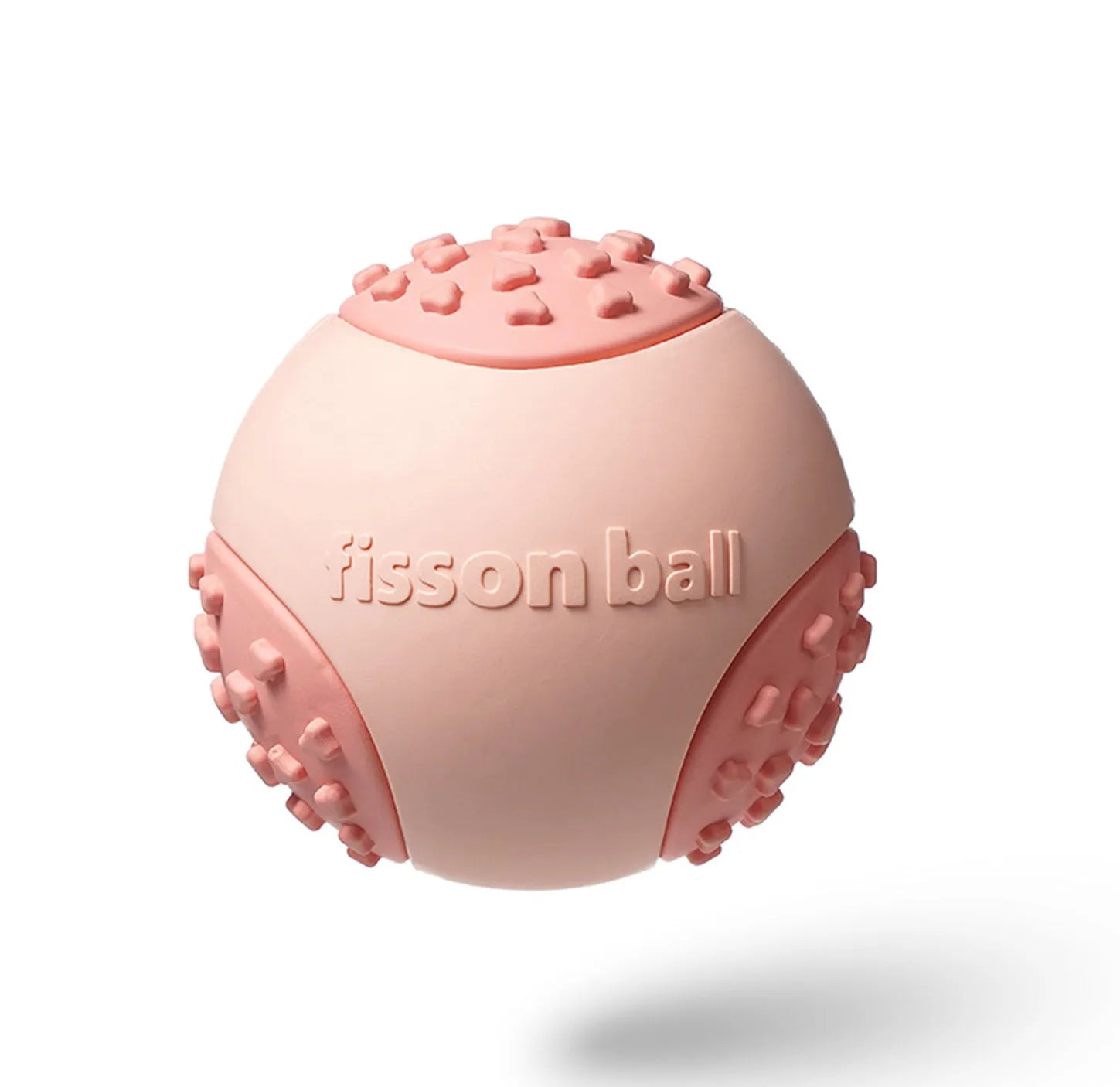 Green rolling ball dog toy with motion mechanism for interactive pet play