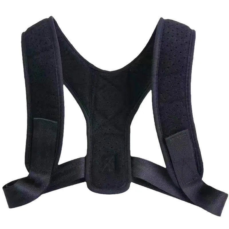 Nylon back posture correction band for anti-hunchback support during sitting