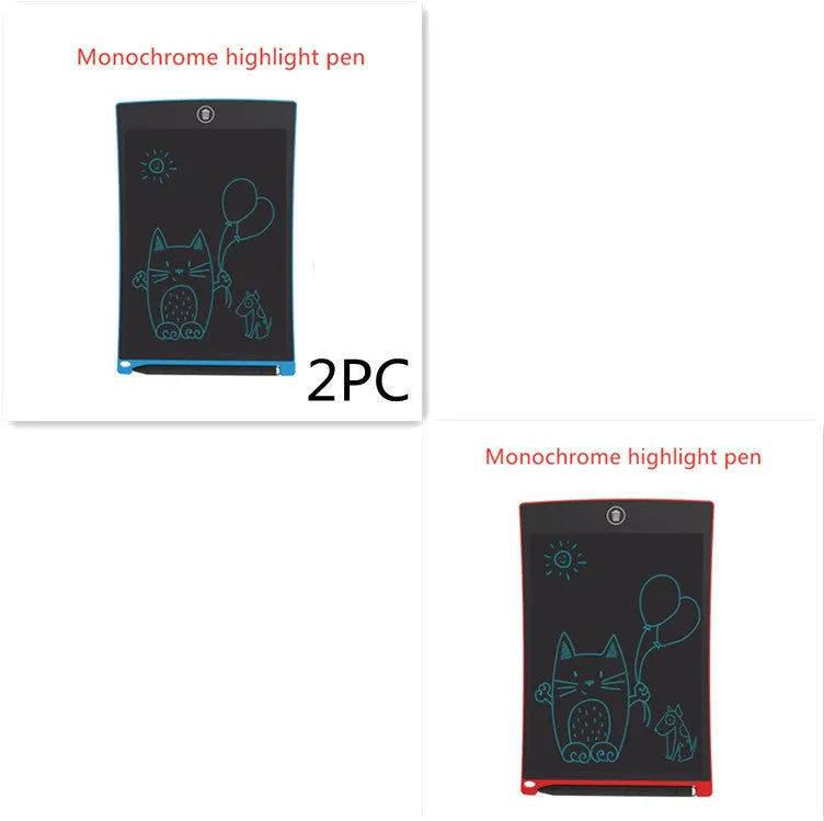 8.5 inch black LCD writing tablet H8S with flexible display and one-key clear button