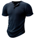 Men's slim-fitting sports T-shirt in polyester available in five colours with muscle emphasis design