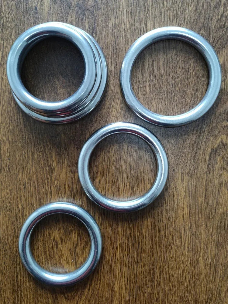 Electroplated steel Wing Chun training ring for martial arts conditioning exercises