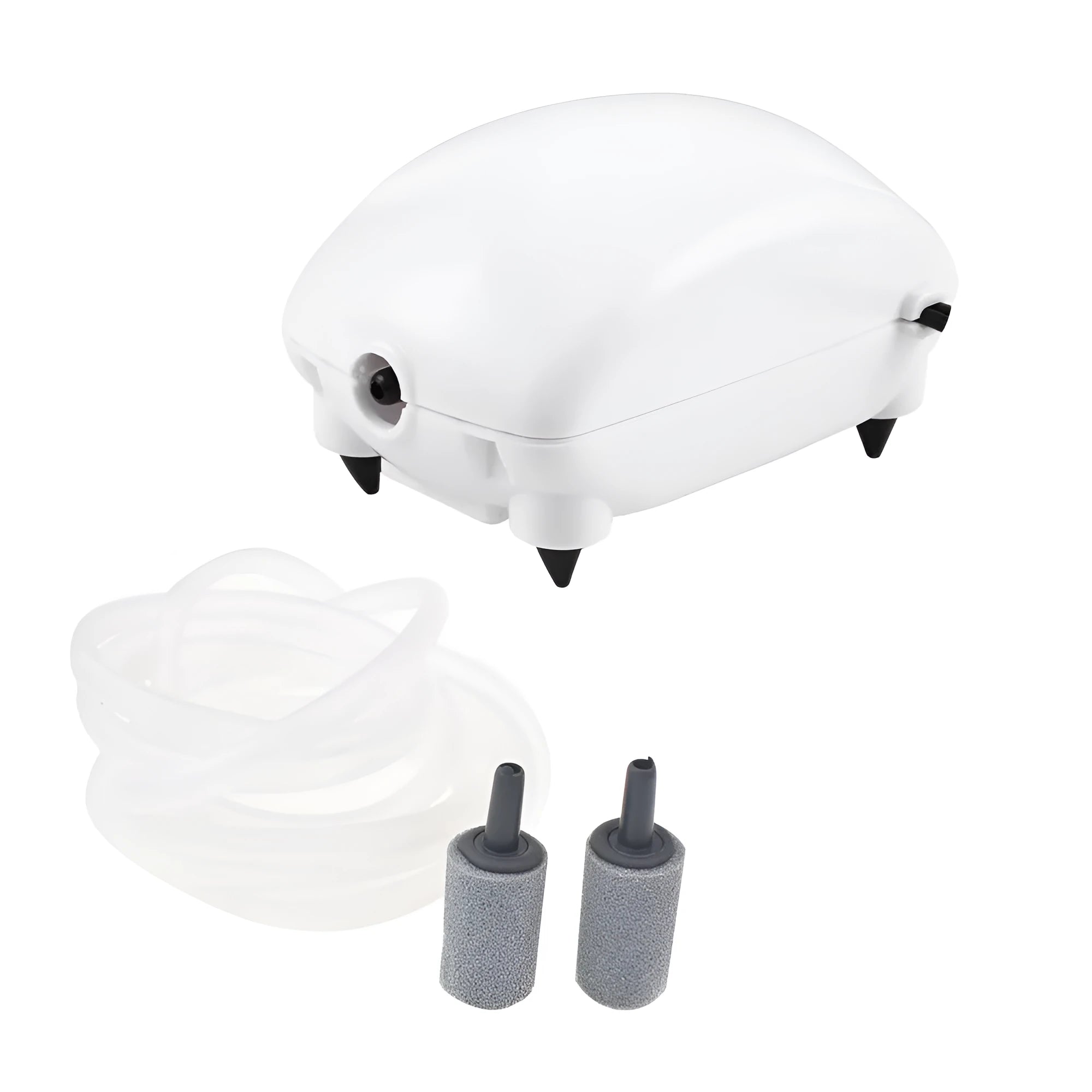 Aquarium Silent Fish Breeding Oxygen Pump DB-9001 2.5W 1.8L/min 0.018Mpa Air Output for Fish Tank Water Oxygenation White Colour EU or US Plug Option with 220-240V or 110-120V