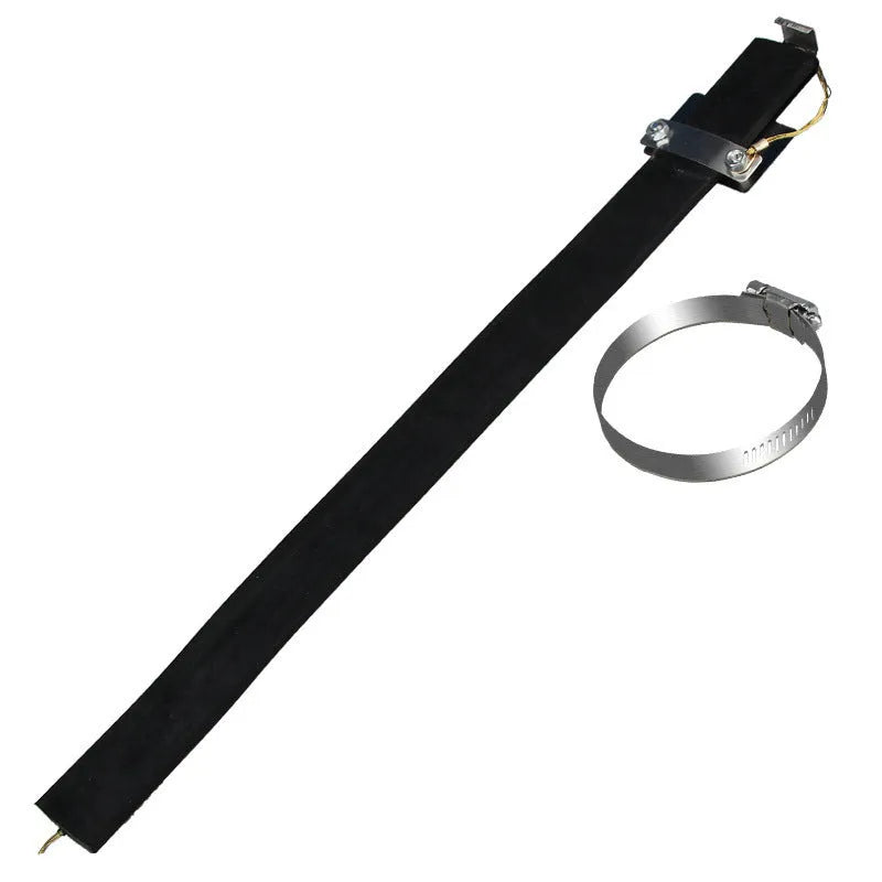 Black rubber and copper car electrostatic grounding belt with 370mm length