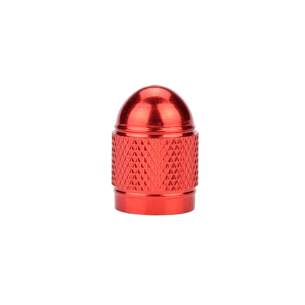 Mountain bike aluminium alloy tyre valve cap in five colour options