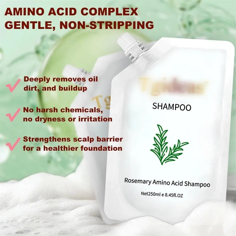 250ml bagged moisturising shampoo for daily hair care soft cleaning