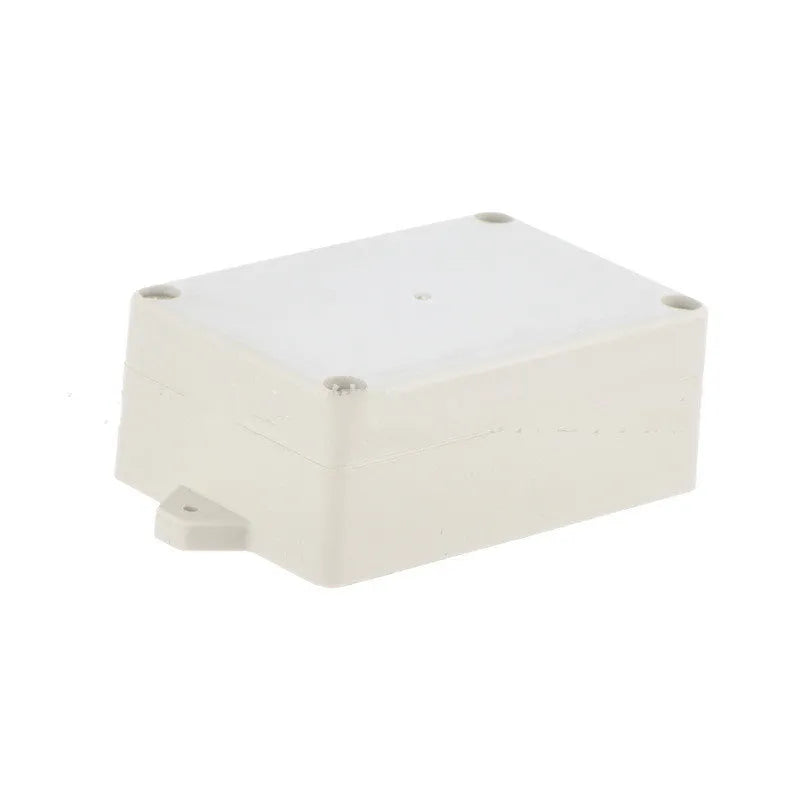 F4B-1 model black ABS plastic waterproof instrument enclosure, 100mm by 68mm by 40mm.