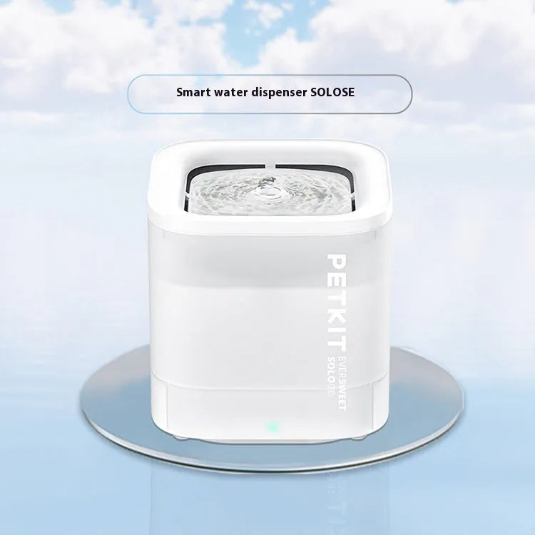 Smart pet water dispenser with filtration system for dogs and cats